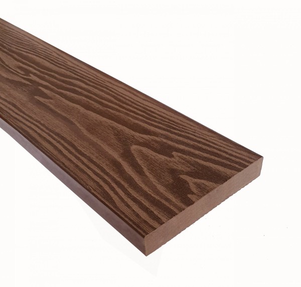 Террасная доска из ДПК Terrapol Смарт 3D Полнотелая без паза Орех Милано купить в Новом Осколе