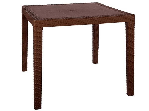 Стол квадратный FIJI Quatro Table Коричневый купить в Новом Осколе