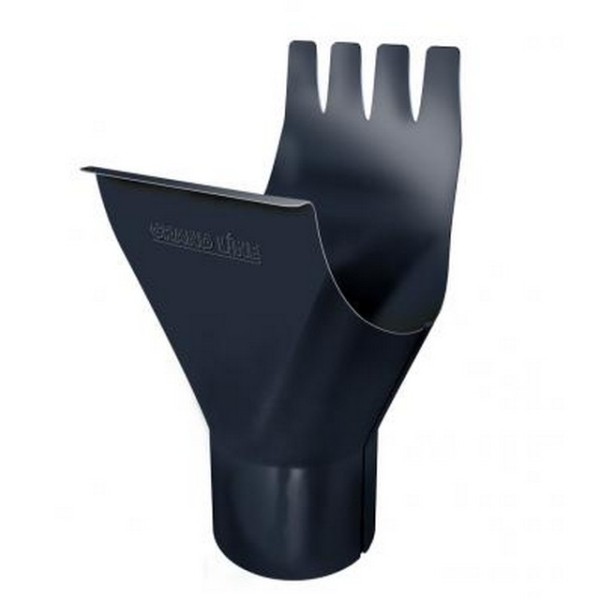 Водосток Grand Line 125x90 – Воронка желоба RAL 7024 купить в Новом Осколе