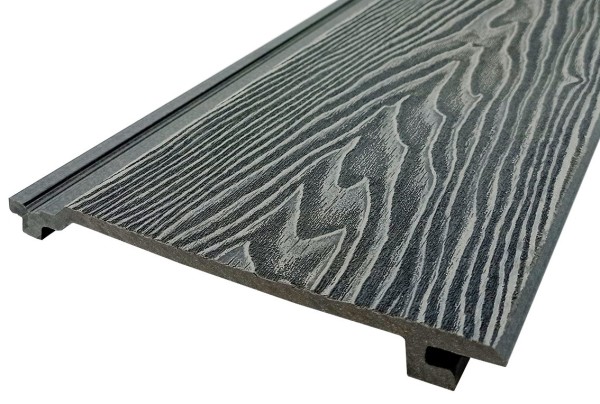 Сайдинг Darvolex 185x19x3000мм, 3D тиснение Серый купить в Новом Осколе