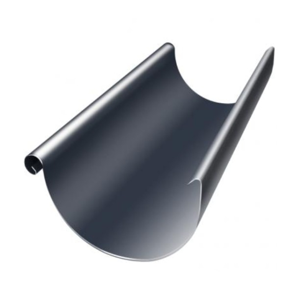 Водосток Grand Line 125x90 – Желоб 3м RAL 7024 купить в Новом Осколе