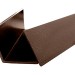 Уголок ДПК для сайдинга 70x70x3000мм Коричневый купить в Новом Осколе