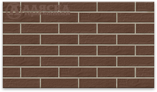 Фасадные Термопанели Аляска Braun Rustic купить в Новом Осколе