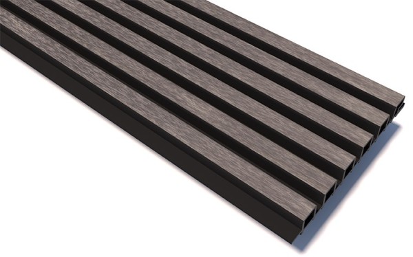 Реечные панели WOODVEX Lines Ultra Smoke gray купить в Новом Осколе