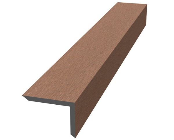 Уголок ДПК для террасной доски NauticPrime, 60x40x2900мм Кедр купить в Новом Осколе