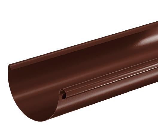 Водосток Aquasistem, система 125x90 - Водосточный желоб 3.00м RAL 8017 Коричневый купить в Новом Осколе