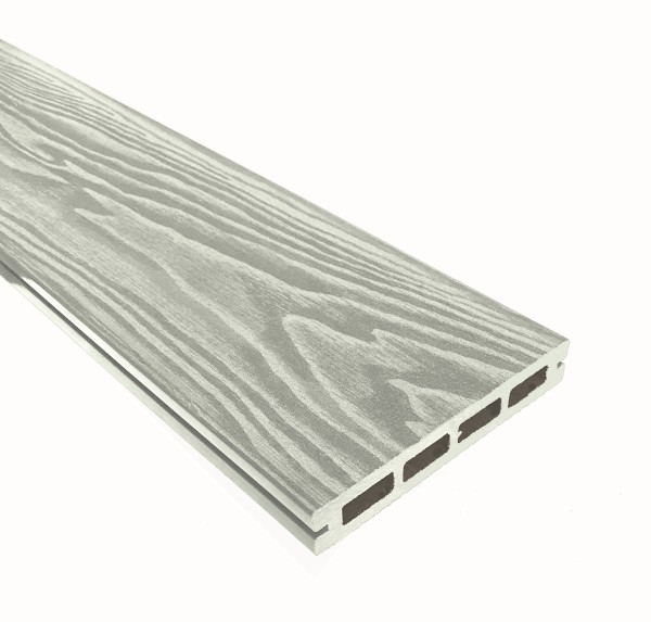 Террасная доска из ДПК Terrapol Смарт 3D Пустотелая с пазом Дуб беленый купить в Новом Осколе