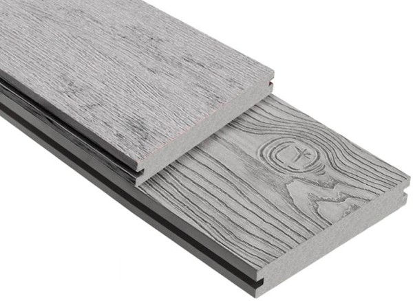 Террасная доска ДПК Outdoor 3D полнотелая STORM/OCEAN GREY серая микс купить в Новом Осколе