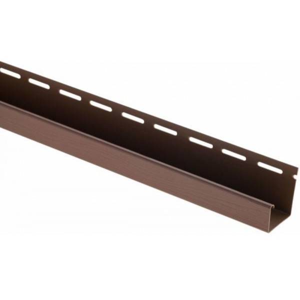 J-профиль Люкс Крашенный, T-15, ВН, Тёмный Орех купить в Новом Осколе