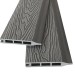 Заборная панель шип-паз EasyDecking Wood-Х 146х20 Серый купить в Новом Осколе