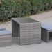 Диван-Трансформер AFINA плетеный из иск. ротанга S330G-W78 Grey купить в Новом Осколе