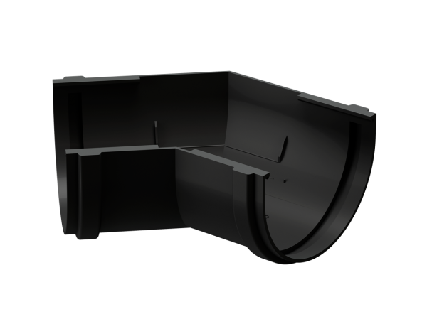 Угол желоба универсал 135˚ Docke Premium ПВХ - Карбон купить в Новом Осколе