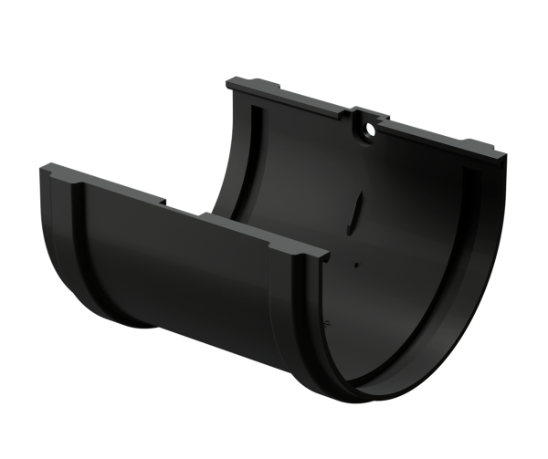 Соединитель желоба Docke Premium ПВХ - Карбон купить в Новом Осколе