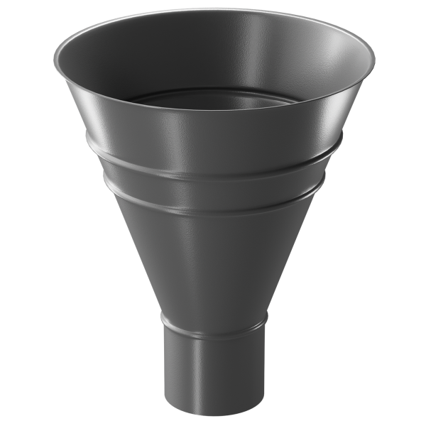 Воронка водосборная Döcke STAL PREMIUM, Графит купить в Новом Осколе