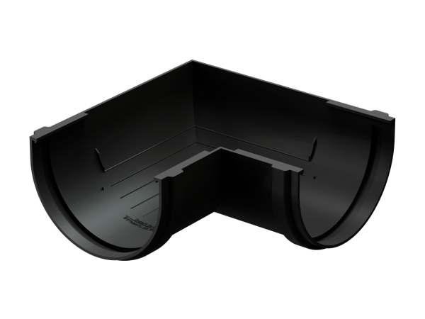 Угол желоба универсал 90˚ Docke Premium ПВХ - Карбон купить в Новом Осколе