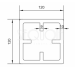 Столб SEQUOIA Evolution 3D WOOD GRAY купить в Новом Осколе