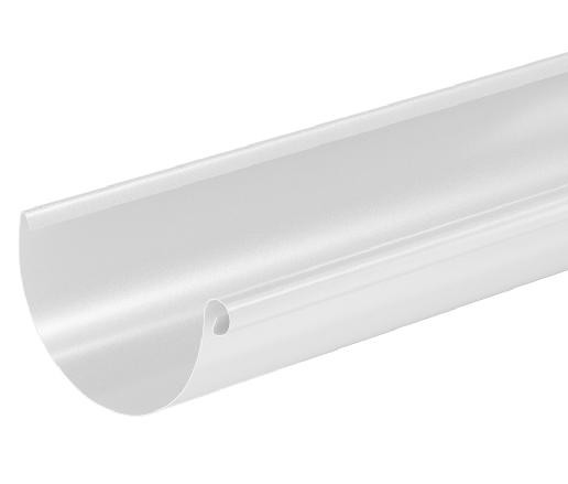Водосток Aquasistem, система 125x90 - Водосточный желоб 3.00м RAL 9003 Белый купить в Новом Осколе