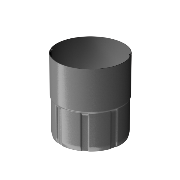 Муфта соединительная для водостока Döcke STAL PREMIUM, Графит купить в Новом Осколе