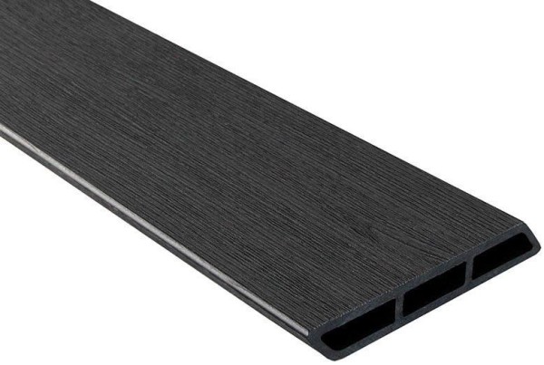Доска Ромбус 3D ДПК Outdoor STORM BLACK черная купить в Новом Осколе