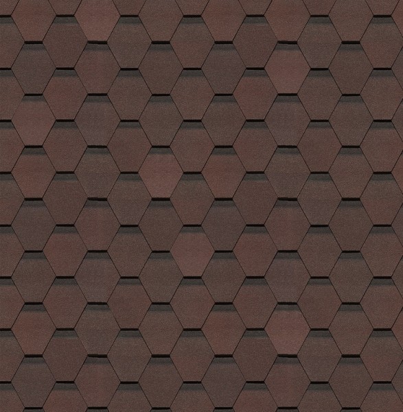 Гибкая черепица Docke, коллекция Шеффилд – Зрелый каштан купить в Новом Осколе