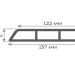 Доска Ромбус 3D ДПК Outdoor STORM GREY серая микс купить в Новом Осколе