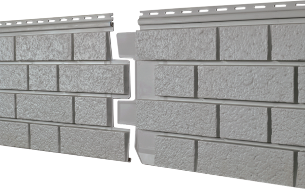 Фасадная панель Ю-пласт Стоун Хаус S-Lock Клинкер Нордик дым купить в Новом Осколе