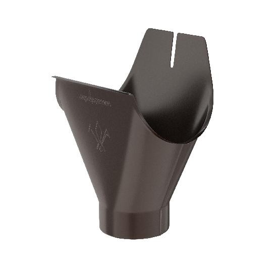 Водосток Aquasistem, система 150/100 - Воронка желоба RR 32 Тёмно-Коричневый купить в Новом Осколе