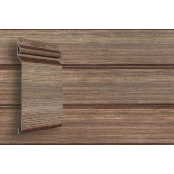 Виниловый сайдинг Grand Line Natural-Брус Tundra - Кедр купить в Новом Осколе
