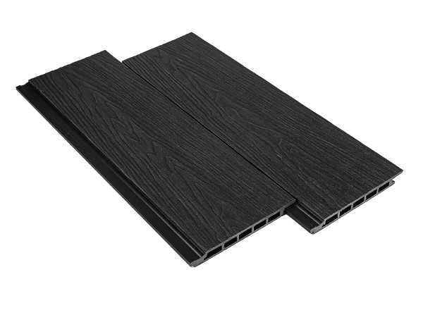 Фасадная панель из ДПК Deckart Vista 3D с текстурой дерева Графит купить в Новом Осколе