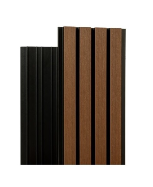 Фасадная реечная панель Ecodecking Скай коэкструзия 200х20х3000 Тик купить в Новом Осколе