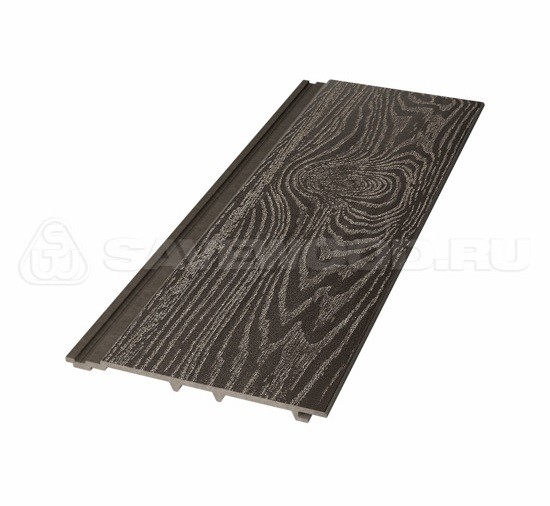 Сайдинг из дпк savewood sw-cedrus тангенциальный распил темно-коричневый купить в Новом Осколе