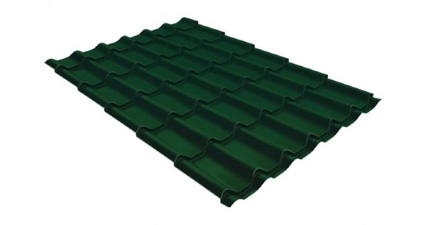 Металлочерепица классик 0,5 Satin RAL 6005 зеленый мох купить в Новом Осколе