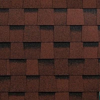 Двухслойная ламинированная черепица Shinglas, серия Фазенда – Красный купить в Новом Осколе