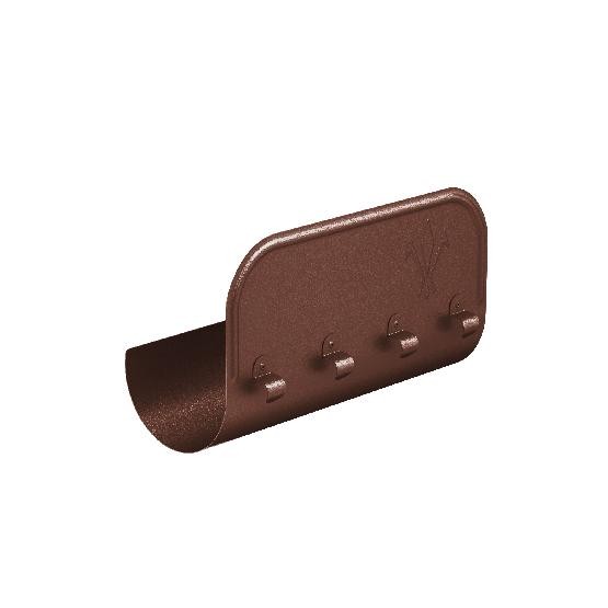 Водосток Aquasistem, Система 150/100 - Ограничитель перелива прямой RAL 8017 Коричневый matt купить в Новом Осколе