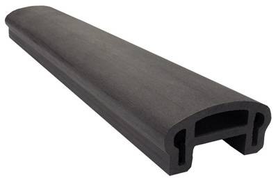 Перила вехнее фигурное Woodvex Select Графит купить в Новом Осколе