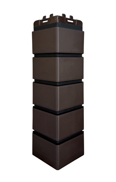 Угол Grand Line клинкерный кирпич ПРЕМИУМ Шоколадный (шов RAL 9005) купить в Новом Осколе