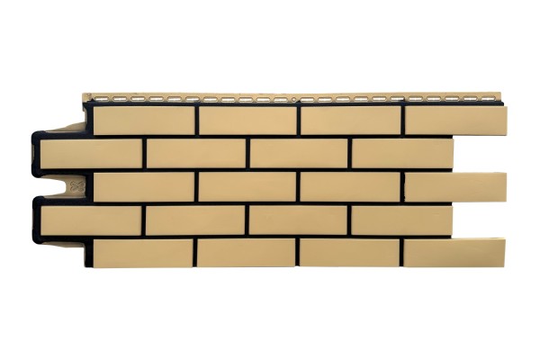 ФП Grand Line клинкерный кирпич ПРЕМИУМ Песочный (шов RAL 9005) купить в Новом Осколе