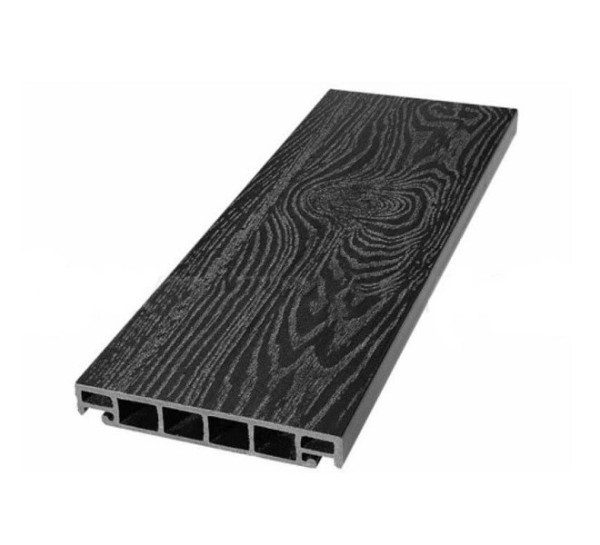 Террасная доска из ДПК SW Salix (T) 2D чёрный купить в Новом Осколе