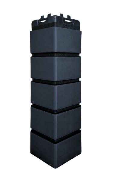 Угол Grand Line клинкерный кирпич ПРЕМИУМ Графит (шов RAL 9005) купить в Новом Осколе