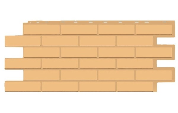 Фасадная панель T-Siding Кирпич Модерн Эко Крем купить в Новом Осколе