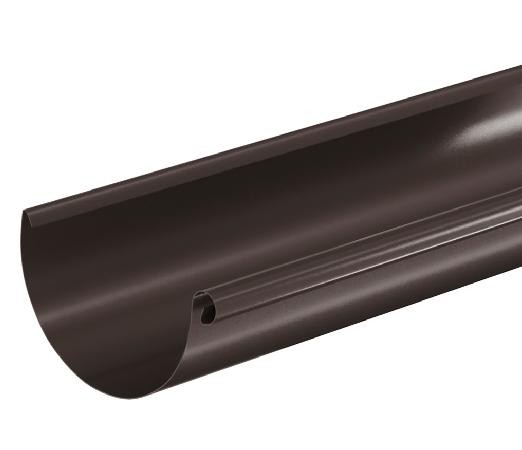 Водосток Aquasistem, система 125x90 - Водосточный желоб 3.00м RR 32 Тёмно Коричневый купить в Новом Осколе