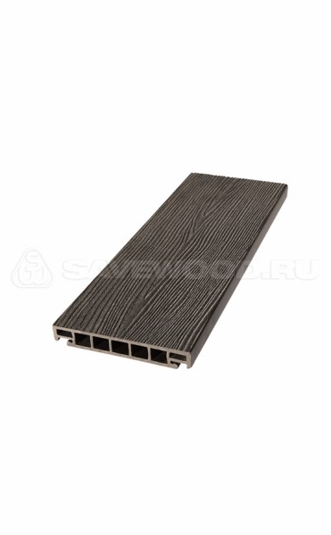 Террасная доска из ДПК SW Salix (S) (R) темно-коричневый купить в Новом Осколе