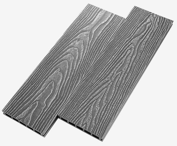 Террасная доска из ДПК RusDecking Unodeck Vintage - Серый купить в Новом Осколе