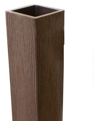 Столб опорный Woodvex Co-Extrusion Темно - Коричневый купить в Новом Осколе