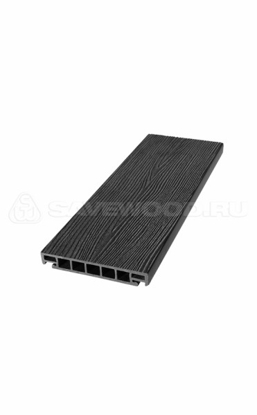 Террасная доска из ДПК SW Salix (S) (R) черный купить в Новом Осколе